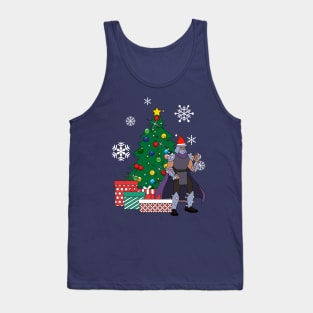 Splinter TMNT Around The Christmas Tree Tank Top